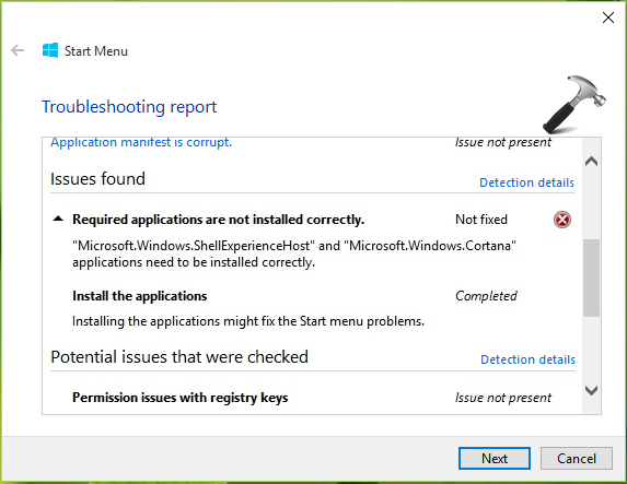 Microsoft.windows.shellexperiencehost not installed correctly